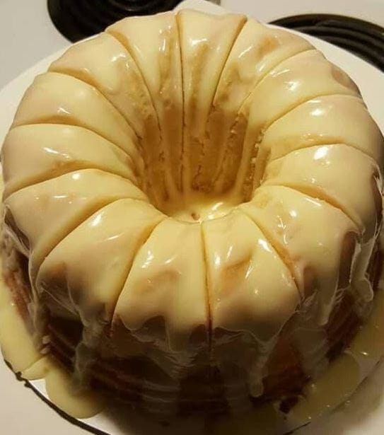 Vanilla Buttermilk Pound Cake With Cream Cheese Glaze Worldofcooking