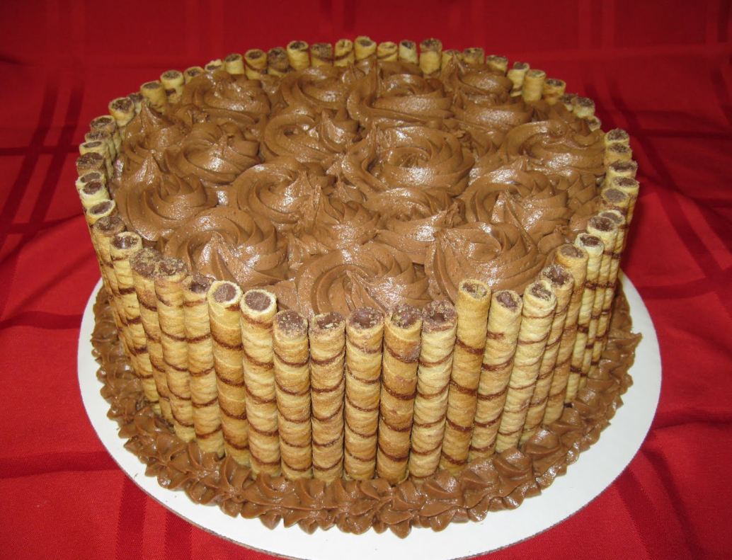 Chocolate Caramel Hazelnut Cake