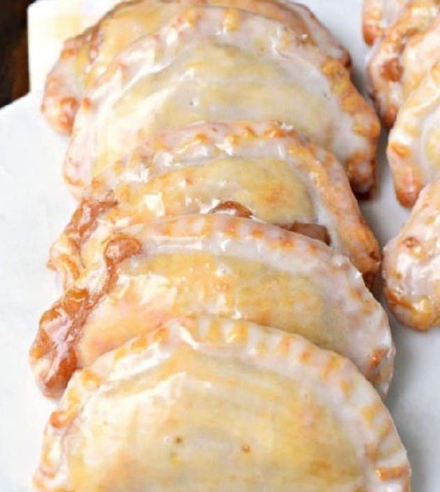 "Peach Hand Pie - Homemade dessert with flaky crust and fresh peach filling"