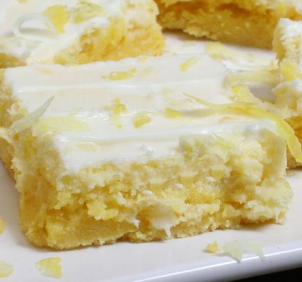 Cream Cheese Lemon Bars Recipe 
