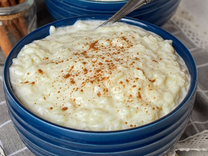 Old fashioned rice pudding