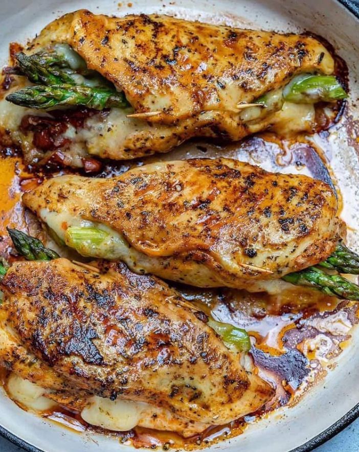 Asparagus-Stuffed Chicken Breast