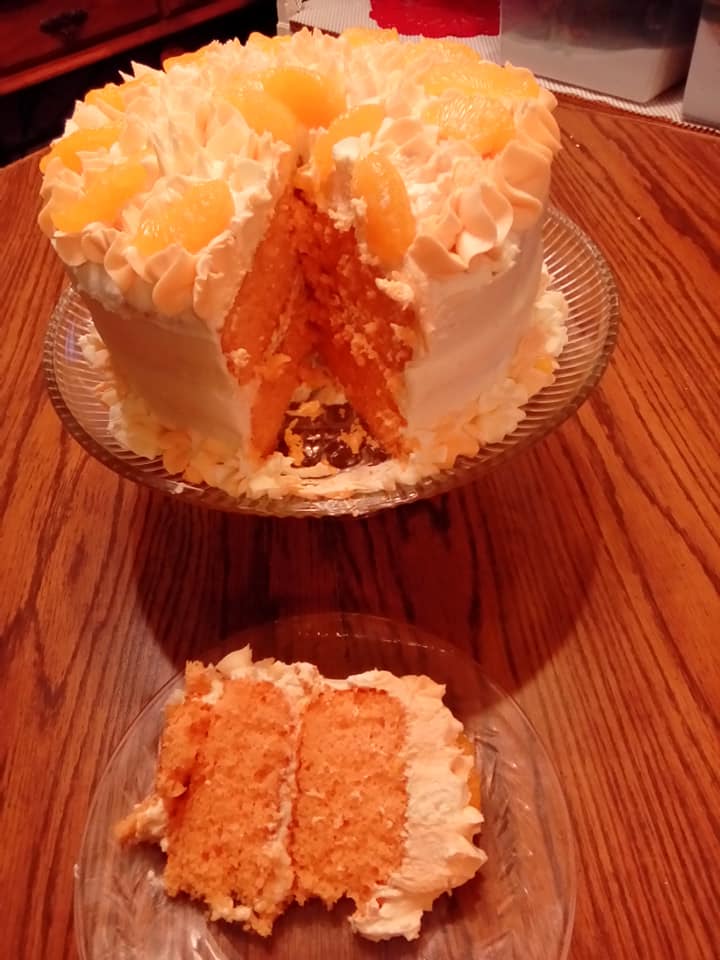 Orange Crush cake You're gonna back after all