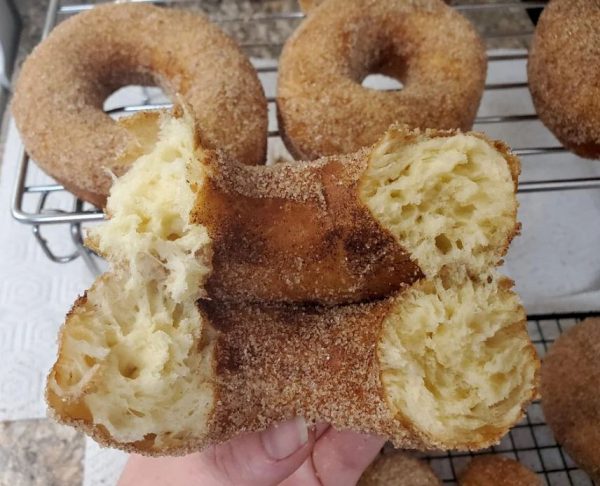 Cinnamon Sugar Donuts on a plate