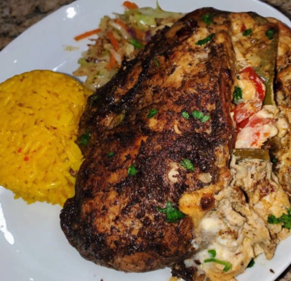 Stuffed Jerk Chicken Breast