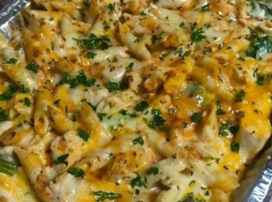 Cajun chicken and broccoli alfredo casserole recipe