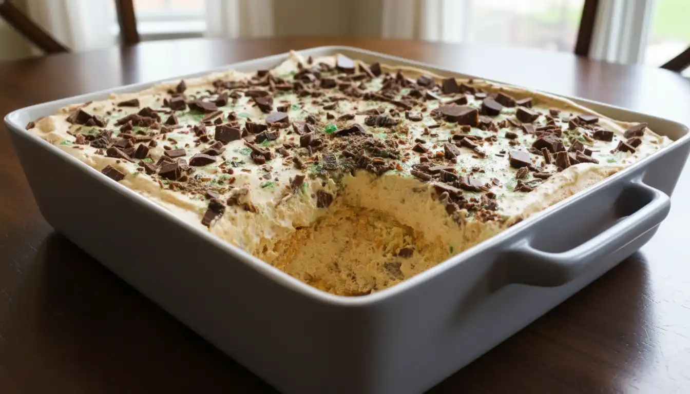 Peppermint Crisp Tart
