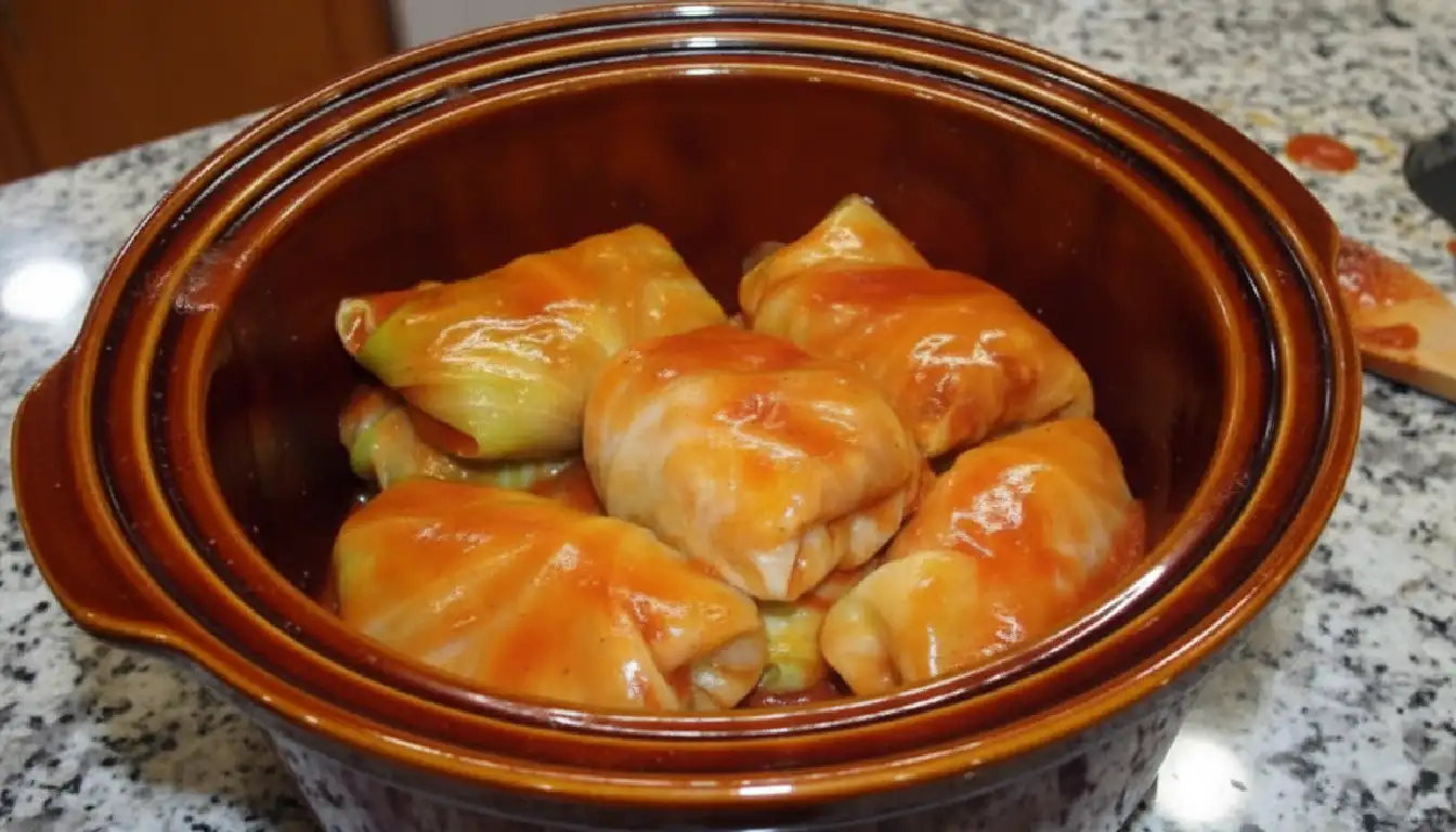 Slow Cooker Swedish Cabbage Rolls