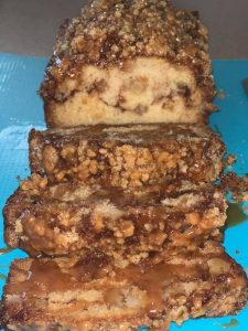 Apple cinnamon Streusel bread