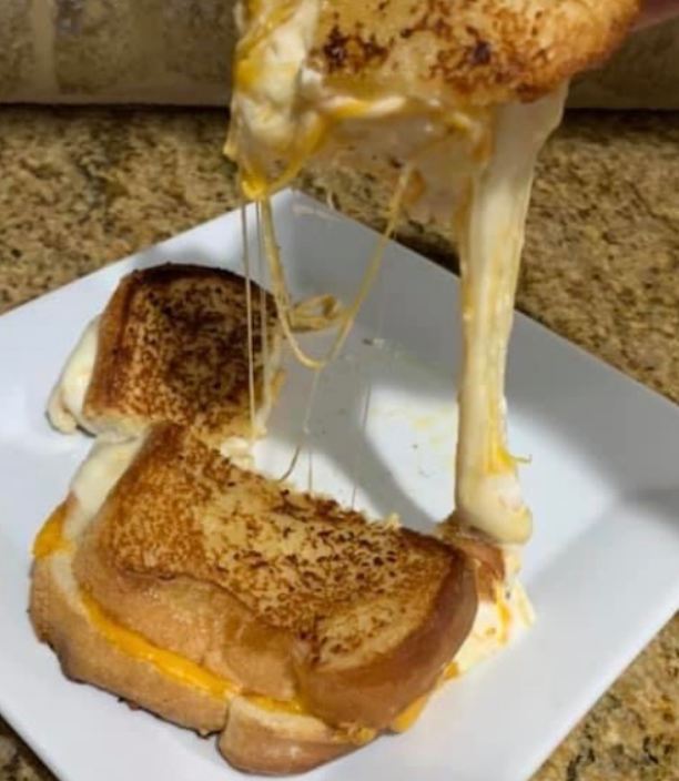 Grilled Three Cheese Sandwich