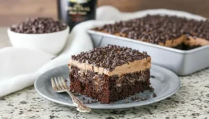 Baileys Chocolate Poke Cake