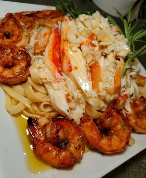 GARLIC BUTTER SHRIMP PASTA - You're gonna back after all