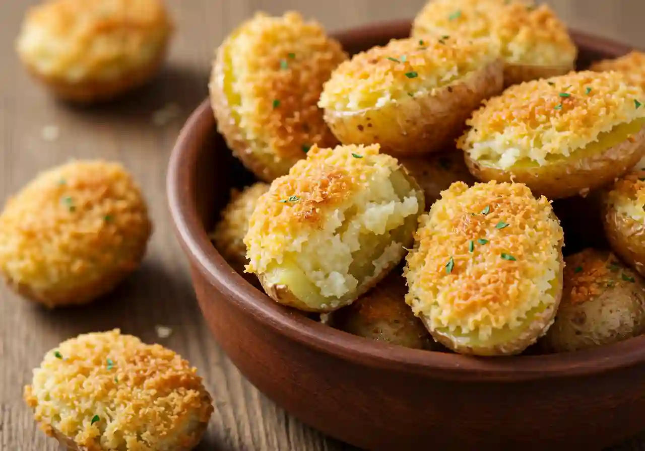 crispy parmesan potatoes