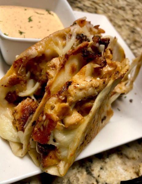 Chicken Bacon Ranch Tacos with Chipotle Ranch - Image