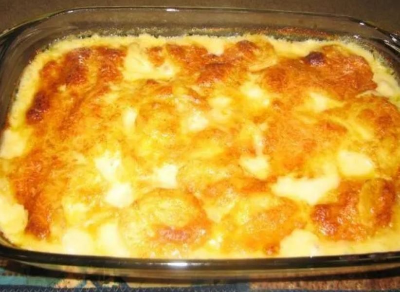 "Scalloped Potatoes - Creamy and cheesy potato side dish."