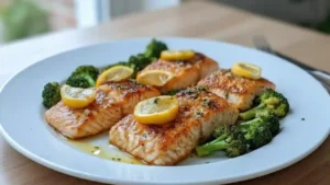 Honey Garlic Butter Baked Salmon