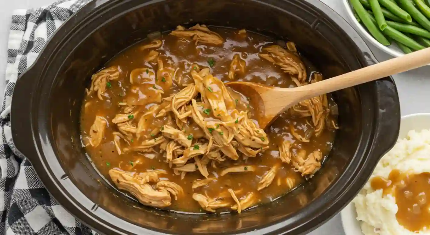 Slow Cooker Chicken and Gravy