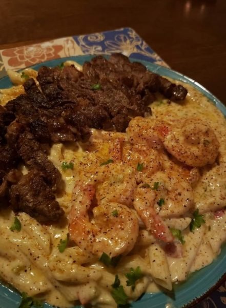 Delicious Steak and Shrimp Scampi Recipe