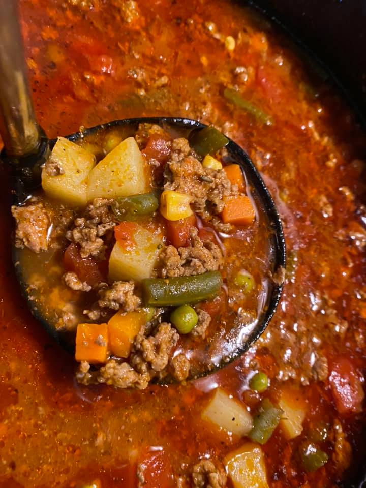 Hamburger Vegetable Soup Recipe - Hearty and Comforting