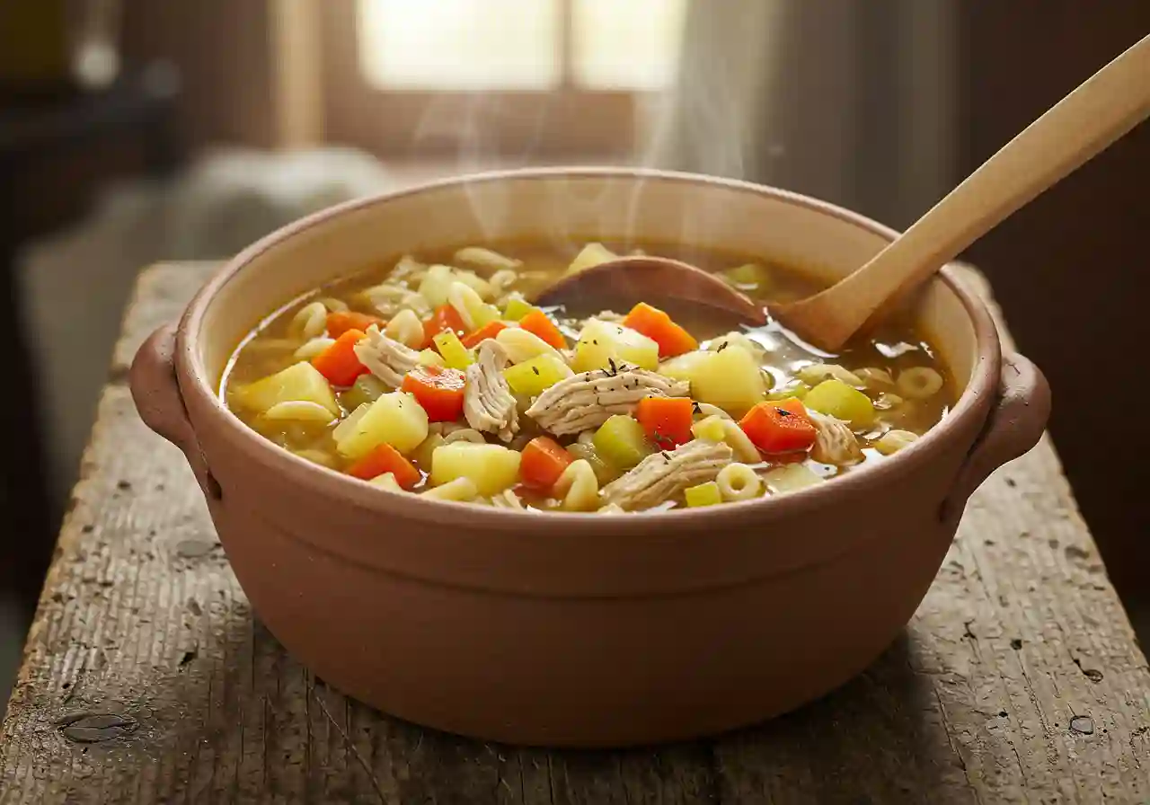 Sicilian Chicken Soup