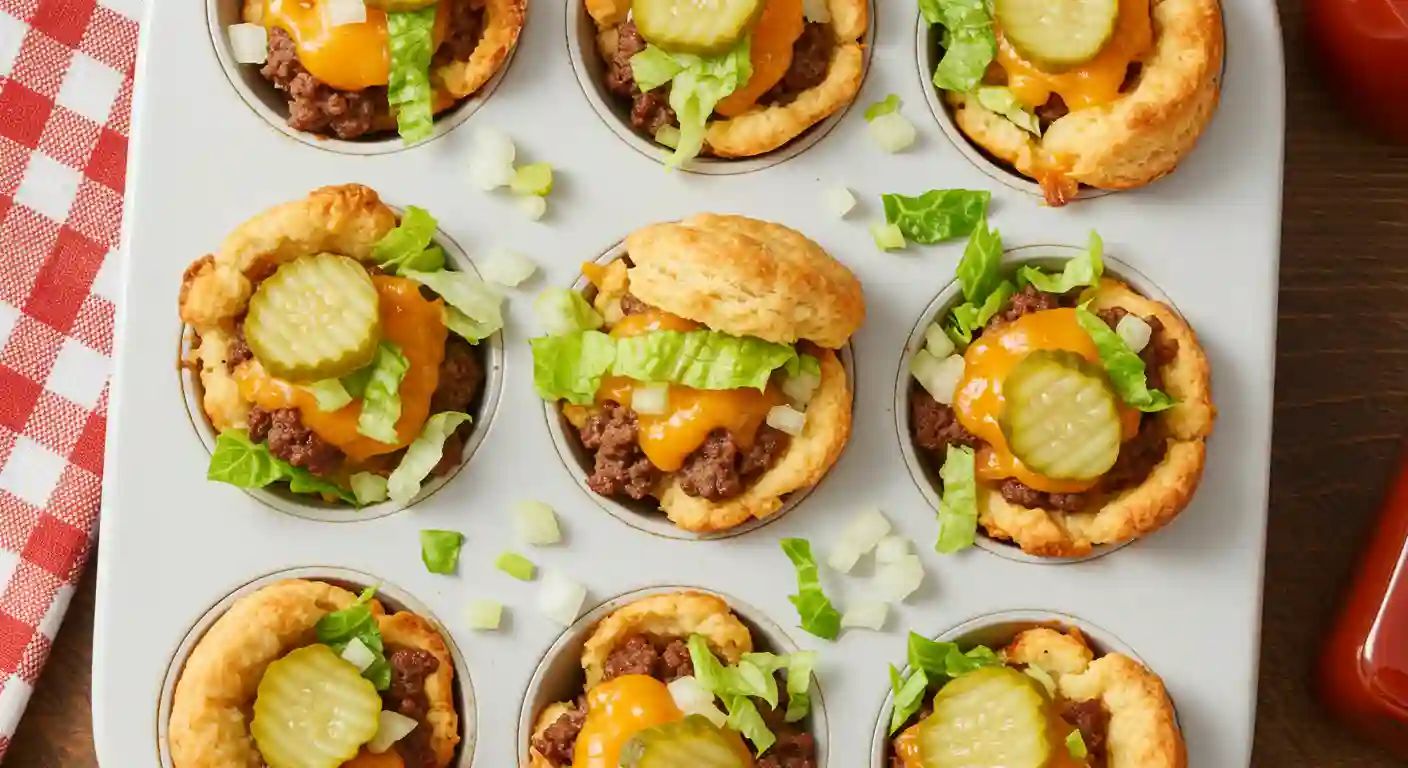 Cheeseburger Cups