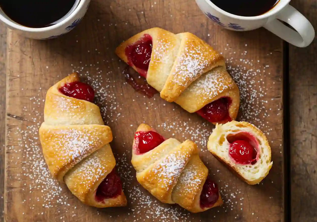 Cherry Crescent Rolls