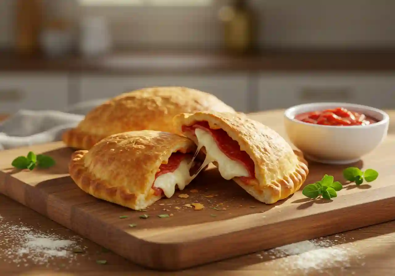 Easy Cheesy Homemade Pizza Pockets
