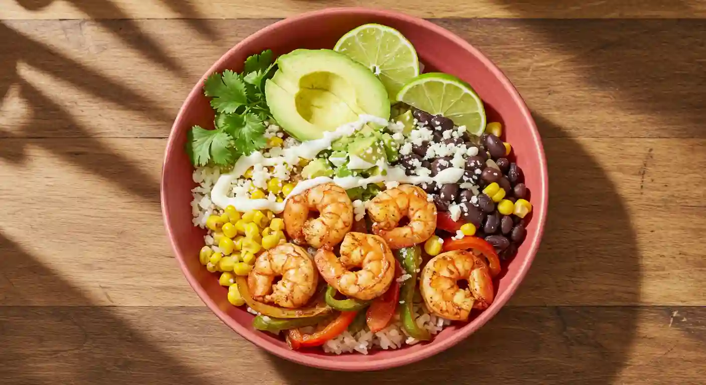 Fajita Shrimp Bowl