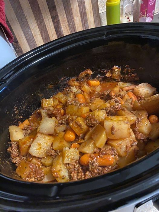 Wholesome Poor Man's Stew, a budget-friendly and flavorful dish