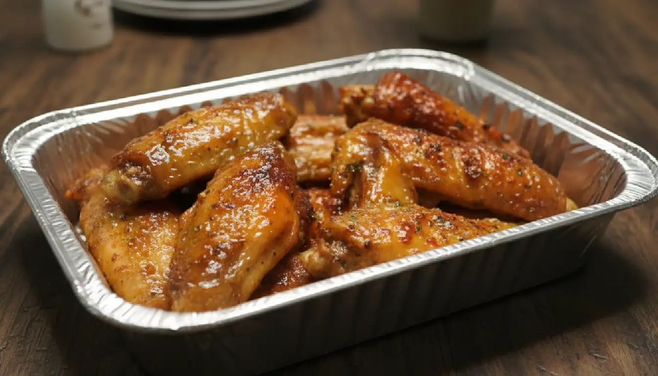 Crispy Baked Turkey Wings and Gravy