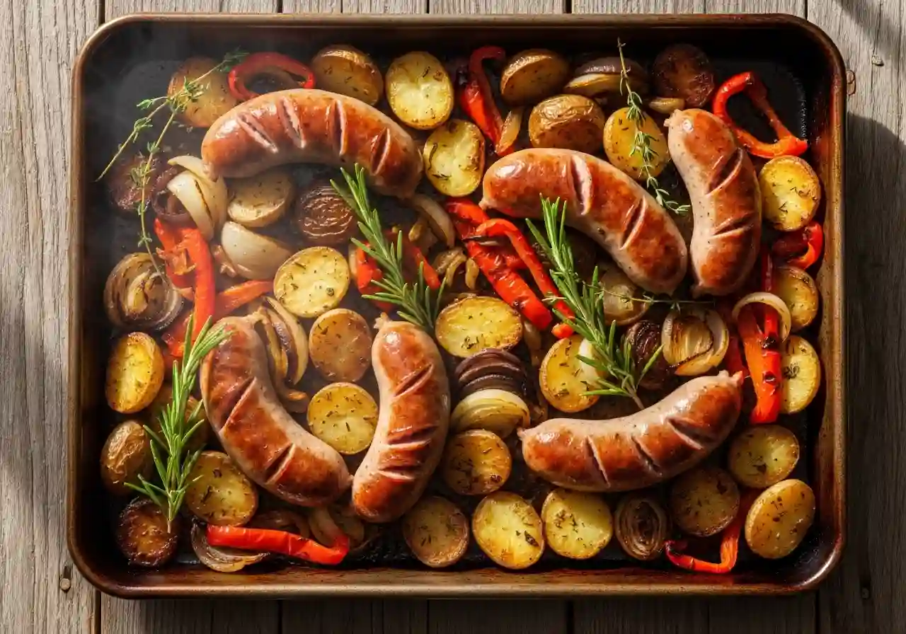 Easy Oven-Roasted Sausage and Potatoes Recipe