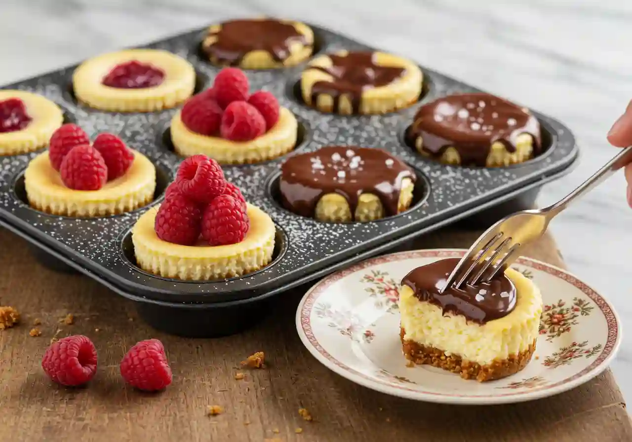 mini cheesecakes
