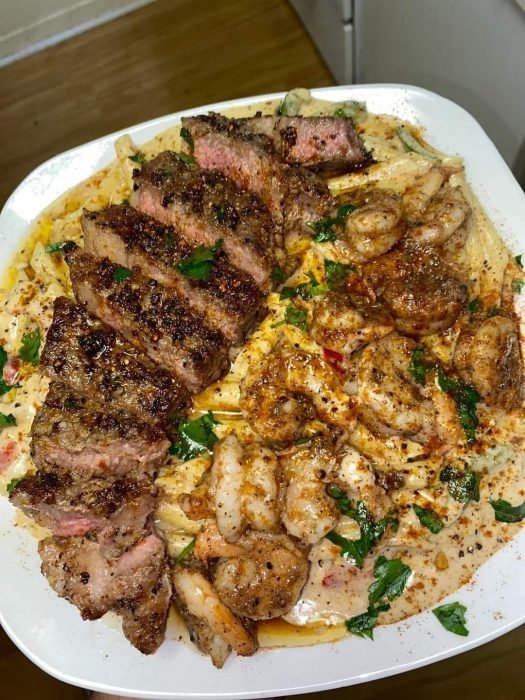 Cajun Shrimp & Steak