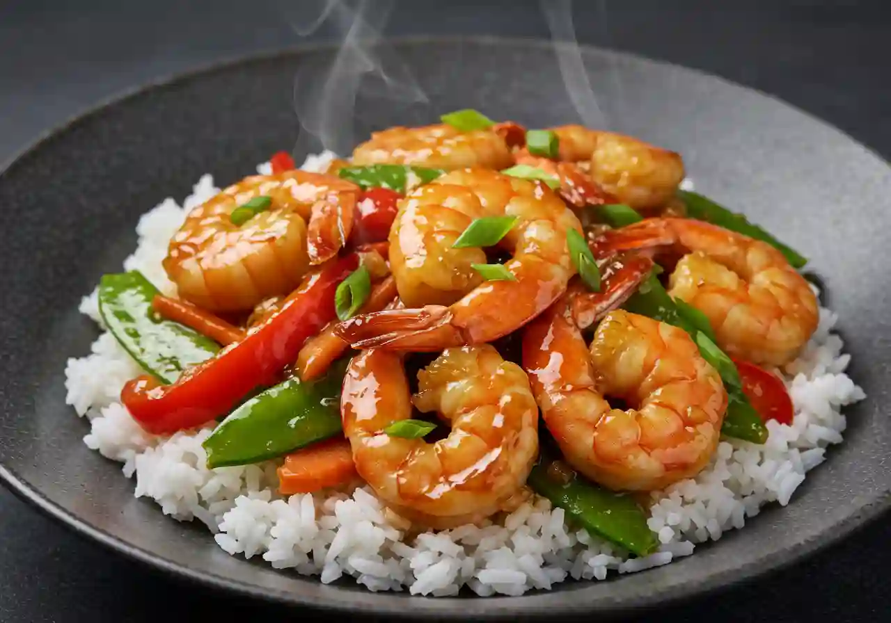 Shrimp with Hot Garlic Sauce