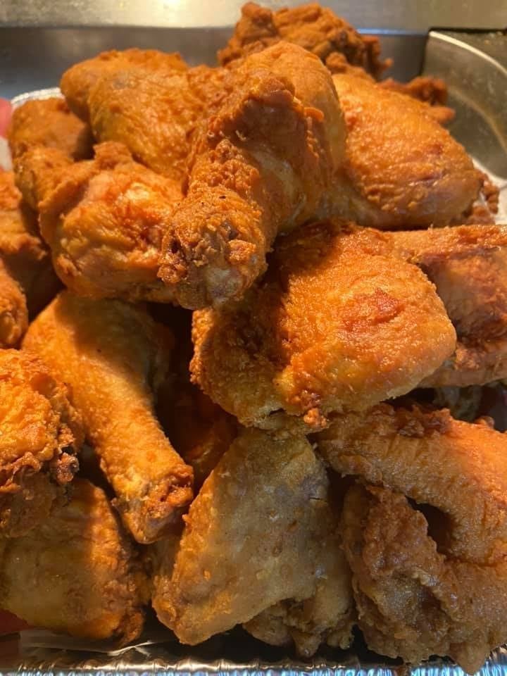 Spicy Southern Fried Chicken on a Plate