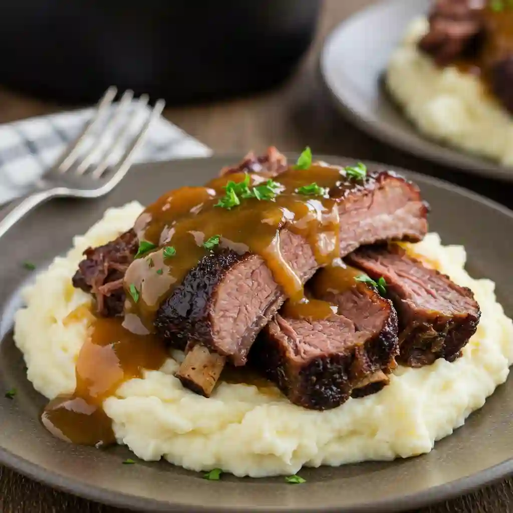 Country Style Beef Ribs and Gravy
