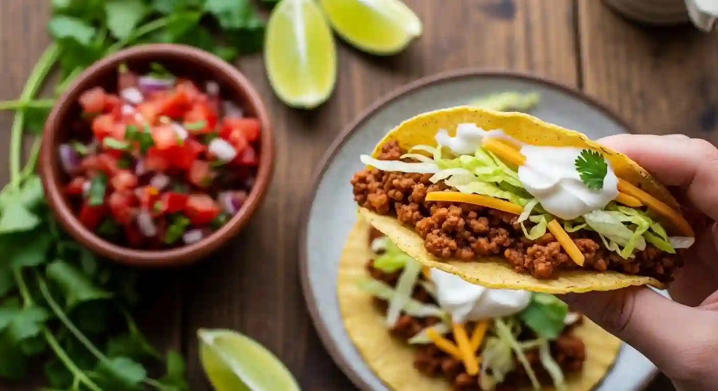 Crispy Ground Beef Tacos Recipe