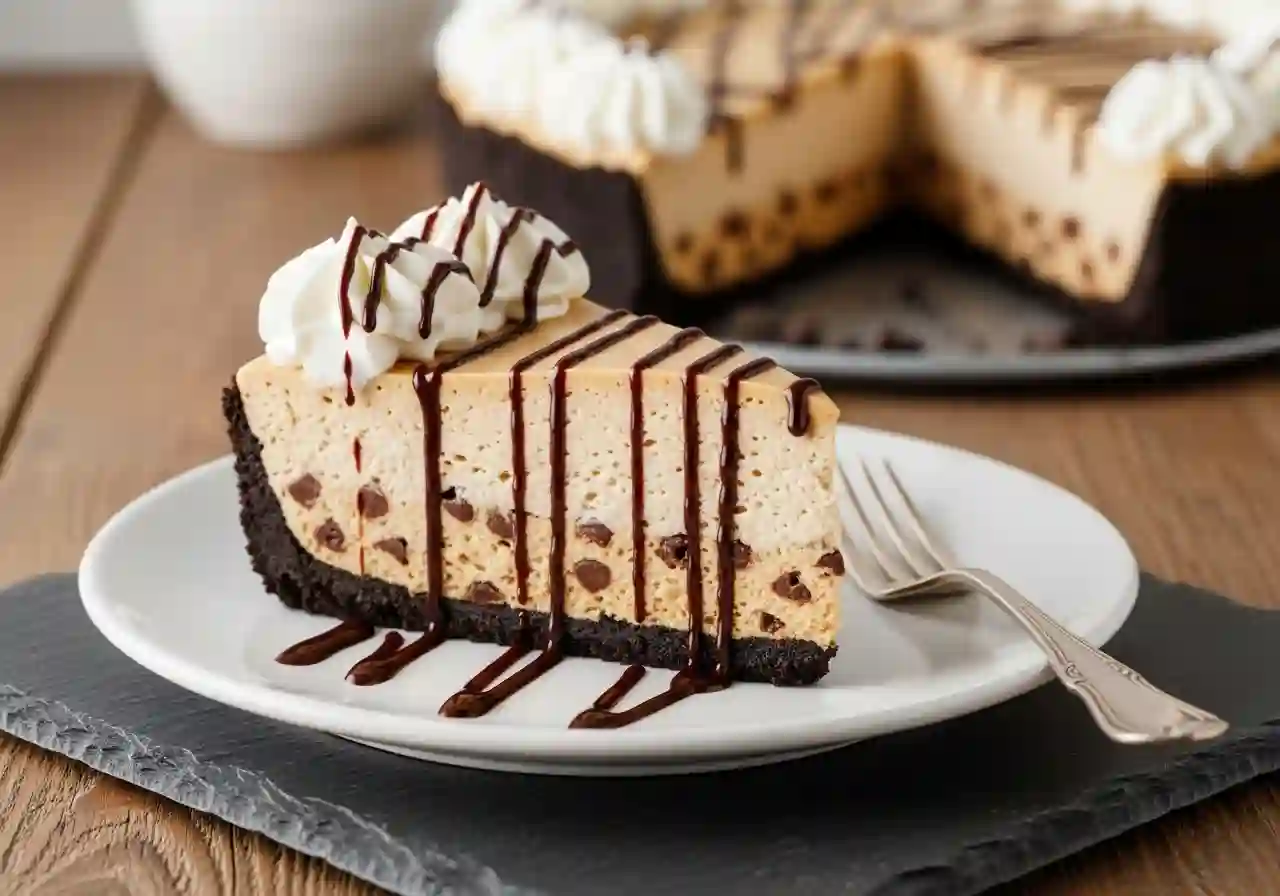 No-Bake Chocolate Chip Peanut Butter Pie Recipe