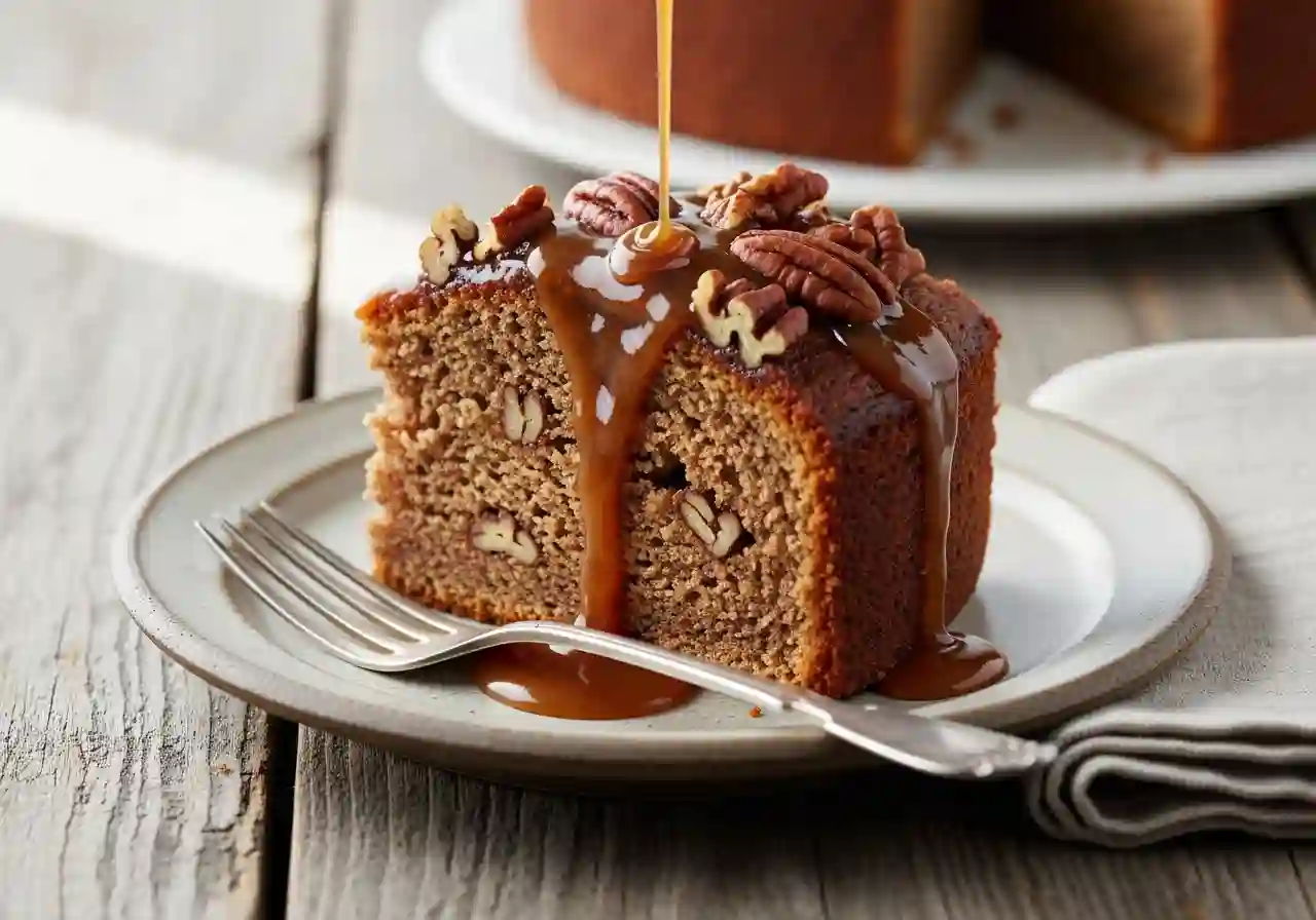 Southern Pecan Praline Cake