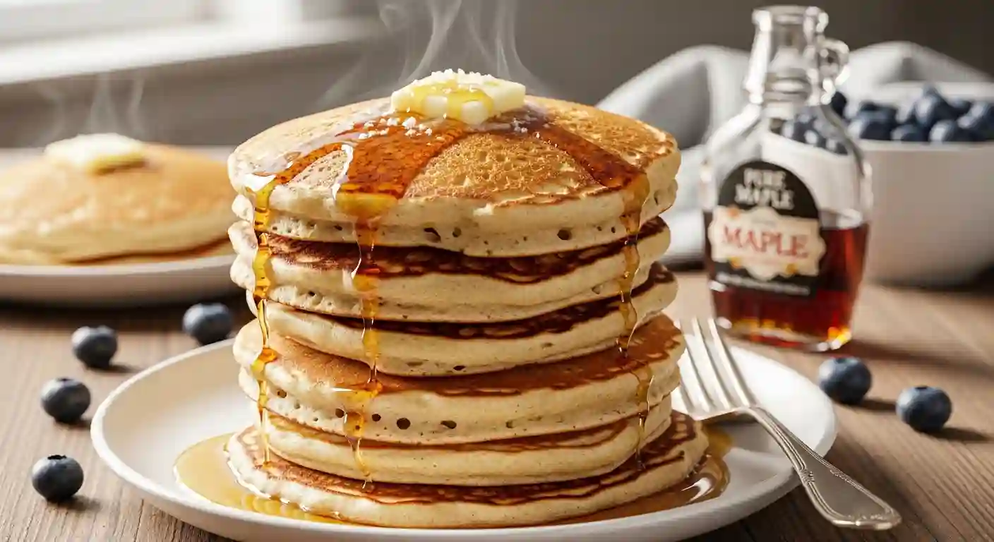 Buttermilk Pancakes with Vanilla and Cinnamon