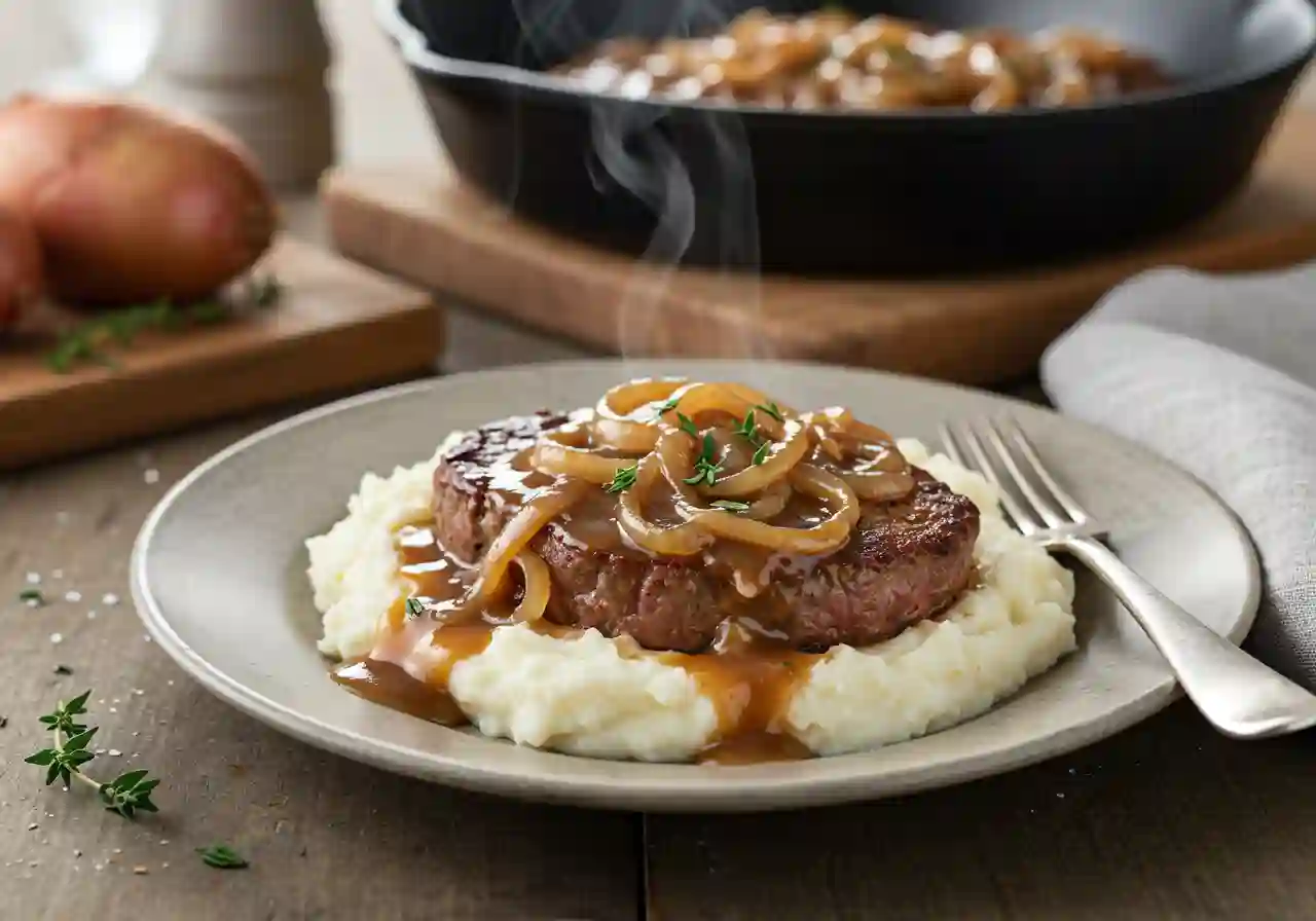 Cube Steak Recipe with Onion Gravy