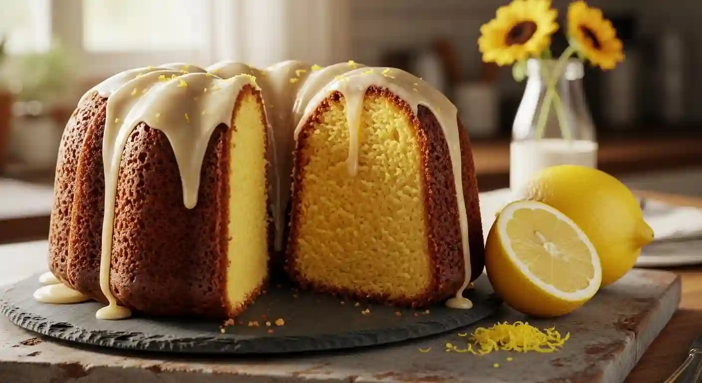 Lemon Pound Cake with Lemon Glaze