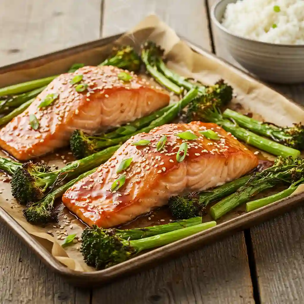 Sheet Pan Teriyaki Salmon