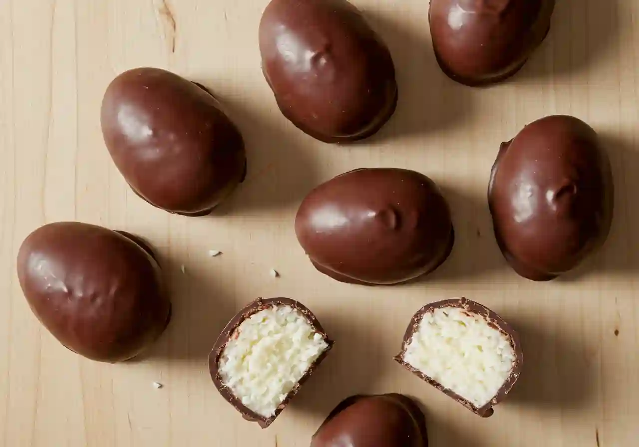 No Bake Coconut Cream Eggs