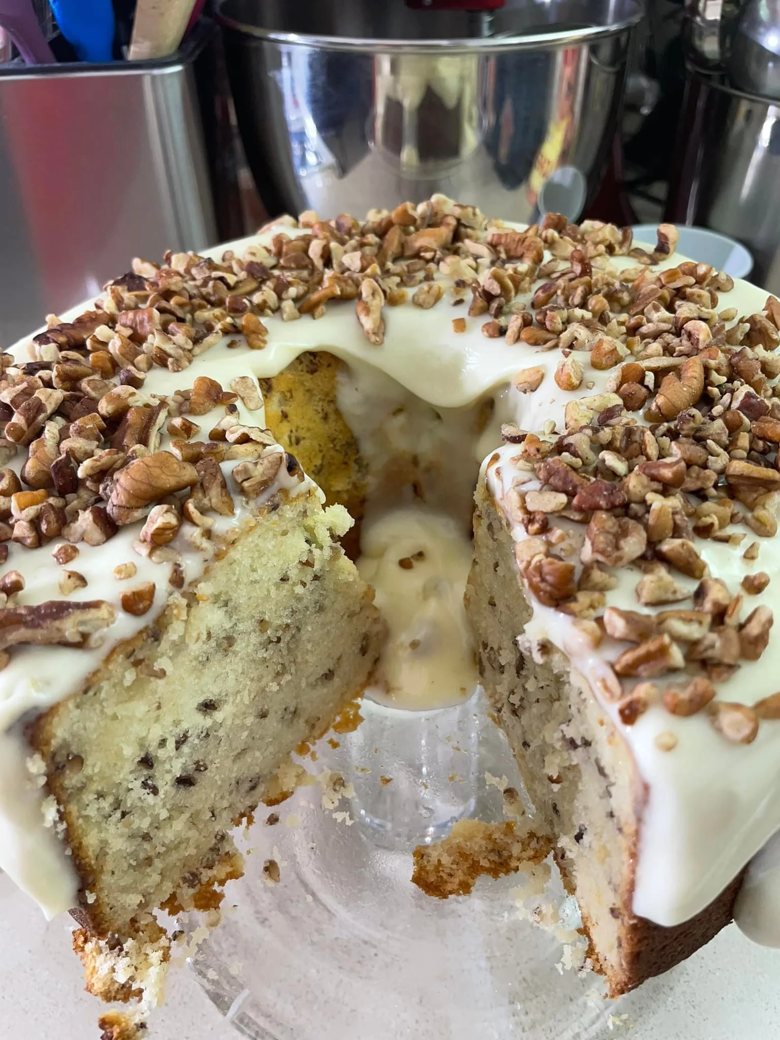 "Butter Pecan Pound Cake - A Slice of Heaven"