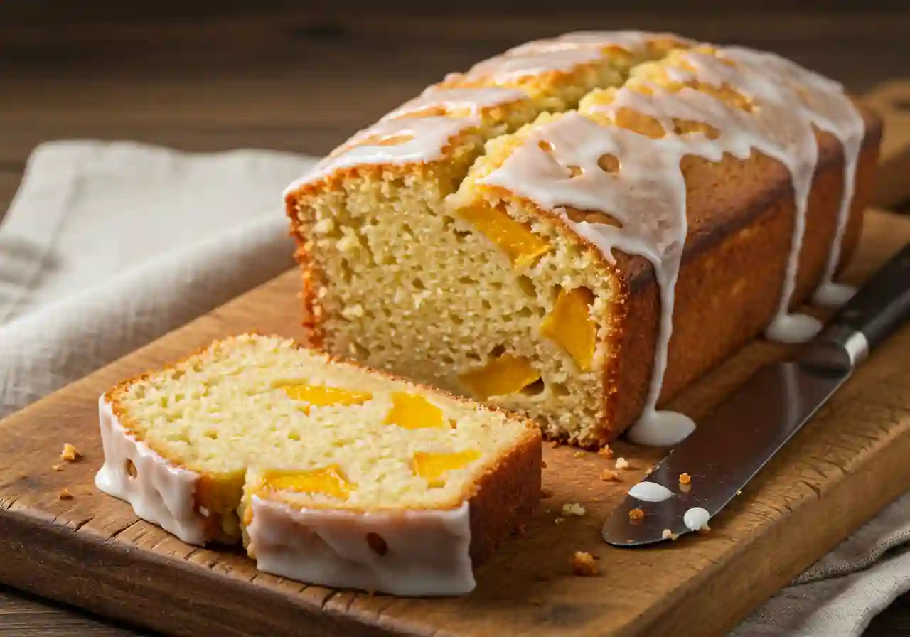 Peach Loaf Cake