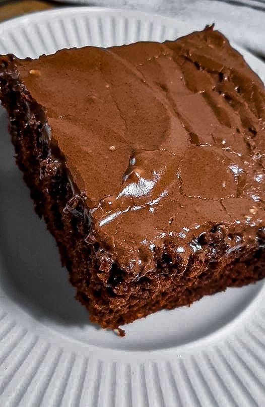 Chocolate Depression Cake: Moist and decadent chocolate cake with a rich flavor.