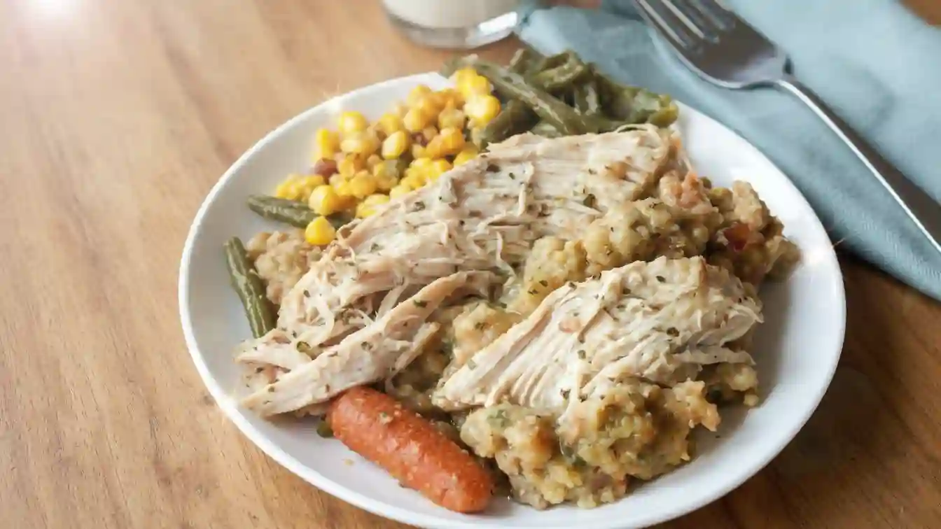 Crockpot Chicken and Stuffing