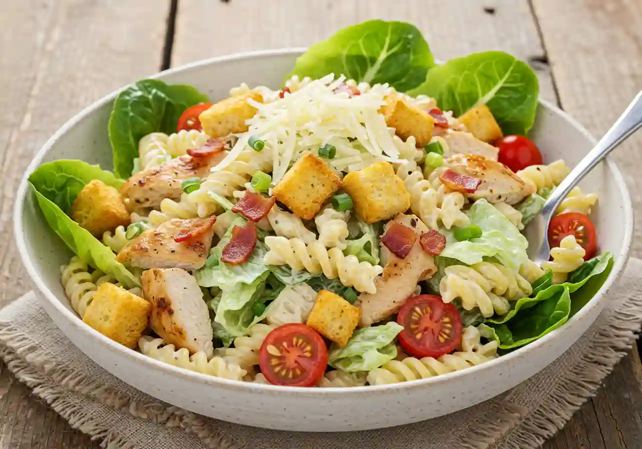 Chicken Caesar Pasta Salad