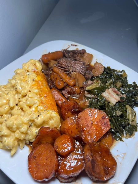 Mac and Cheese, Roast Beef, Collard Greens, and Candied Yams ...